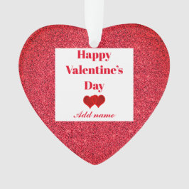 Ornamento de regalo del Día de San Valentín de bon