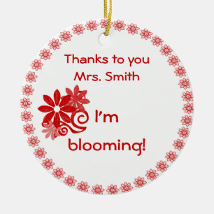 Ornamento de regalo para profesores