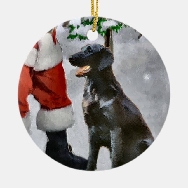 Ornamento de regalos de Navidades de recuperación  (Frente)