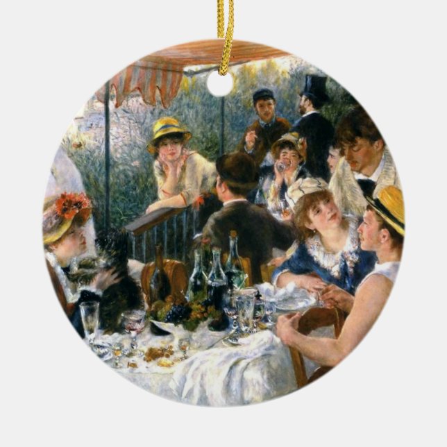 Ornamento de Renoir, "Luncheon of the Boating Fies (Frente)