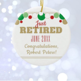 ornamento de retiro de personalizados