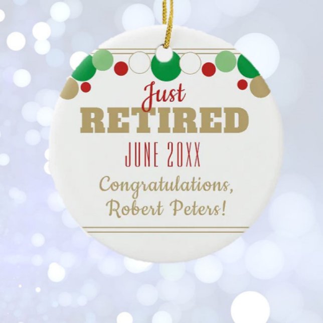 ornamento de retiro de personalizados (Subido por el creador)