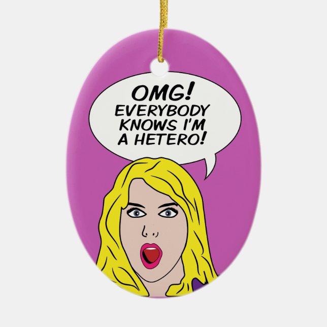 Ornamento de RETRO COMICS (Frente)