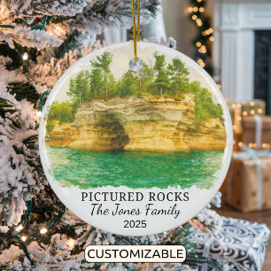 Ornamento de rocas fotografiado personalizado, Mic