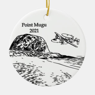 Ornamento de rock de mugu de punto E2