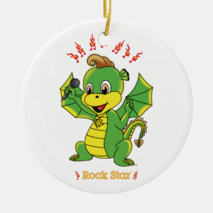 Ornamento de Rockstar™ del dragón