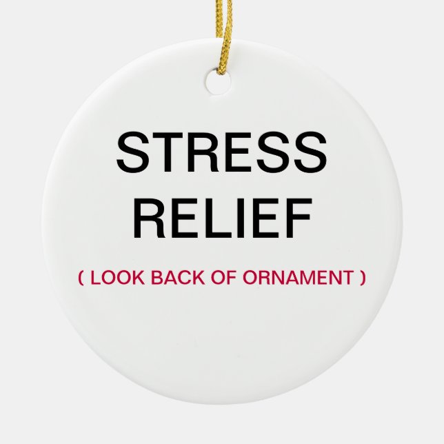 Ornamento de rogación del navidad del alivio de (Frente)