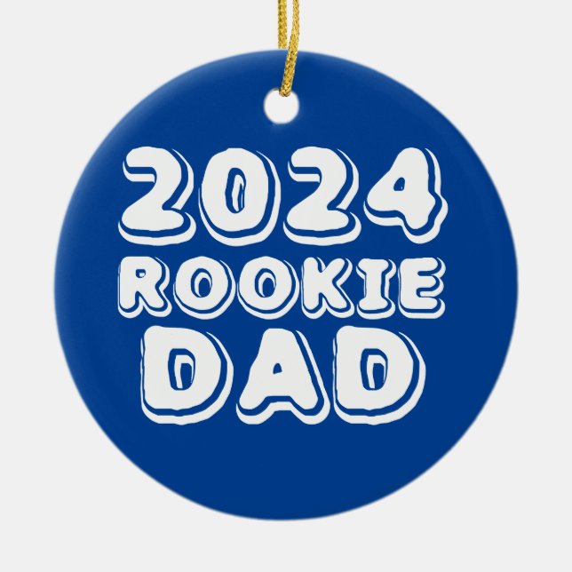 Ornamento de Rookie Dad 2024 (Frente)