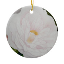 Ornamento de rosa blanco