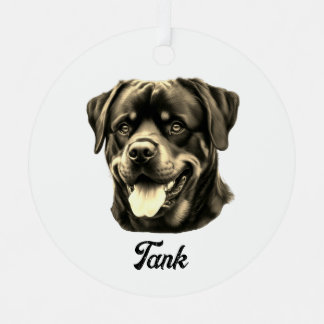 Ornamento de Rottweiler