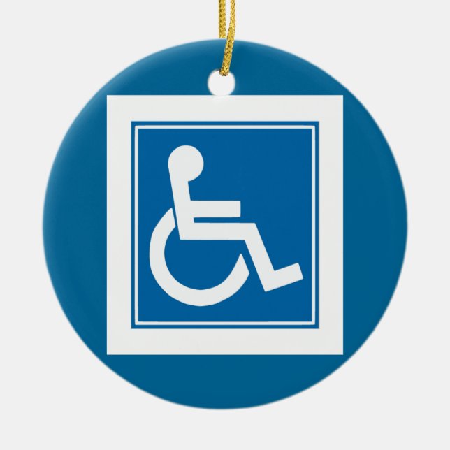 Ornamento de Rótulo de Handicap (Frente)
