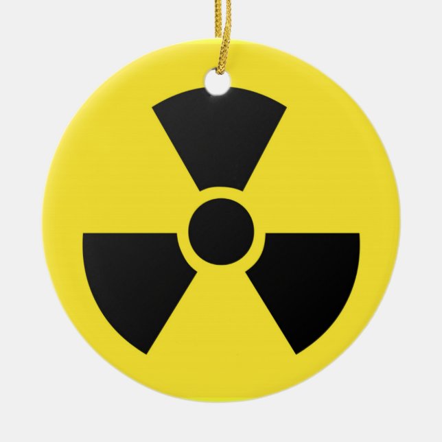 Ornamento de Rótulo radiactivo (Frente)