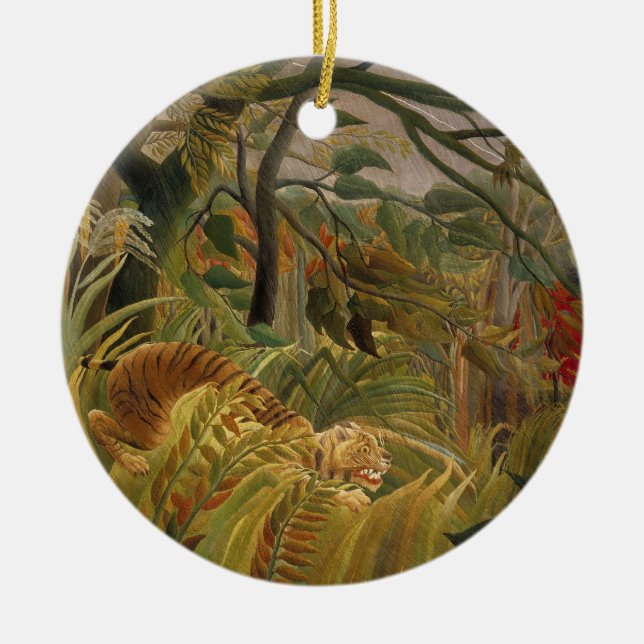 Ornamento de Rousseau con tigres (Frente)