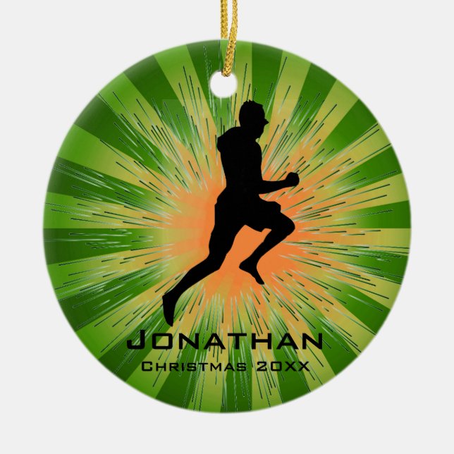 Ornamento de Runner personalizado (Frente)