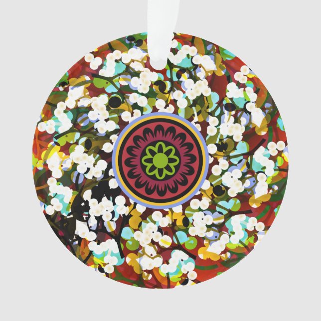 Ornamento de saludos de Mah Jongg (Anverso)