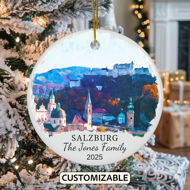 Ornamento de Salzburgo personalizado, regalo de Au (Subido por el creador)