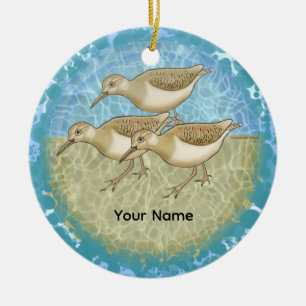 Ornamento de sandpipers
