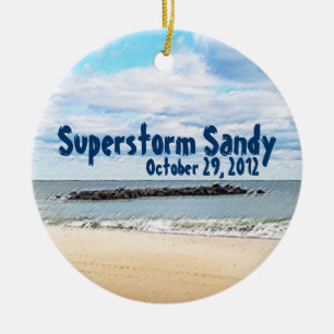 Ornamento de Sandy del Superstorm