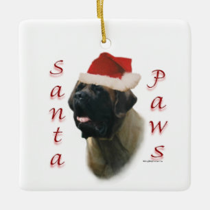 Ornamento de Santa Paws Mastiff