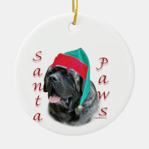 Ornamento de Santa Paws Mastiff