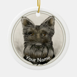Ornamento de Scottish Terrier Rondo