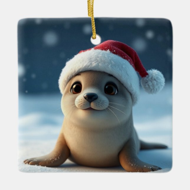 Ornamento de sellado de navidades (Anverso)