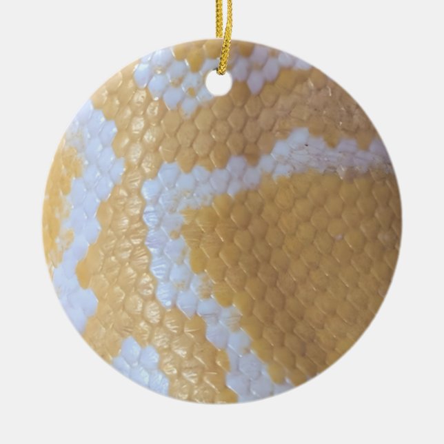 Ornamento de serpiente de Navidad Ornamento de ser (Frente)