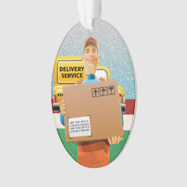 Ornamento de servicio de entrega