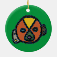 Ornamento de símbolo taína