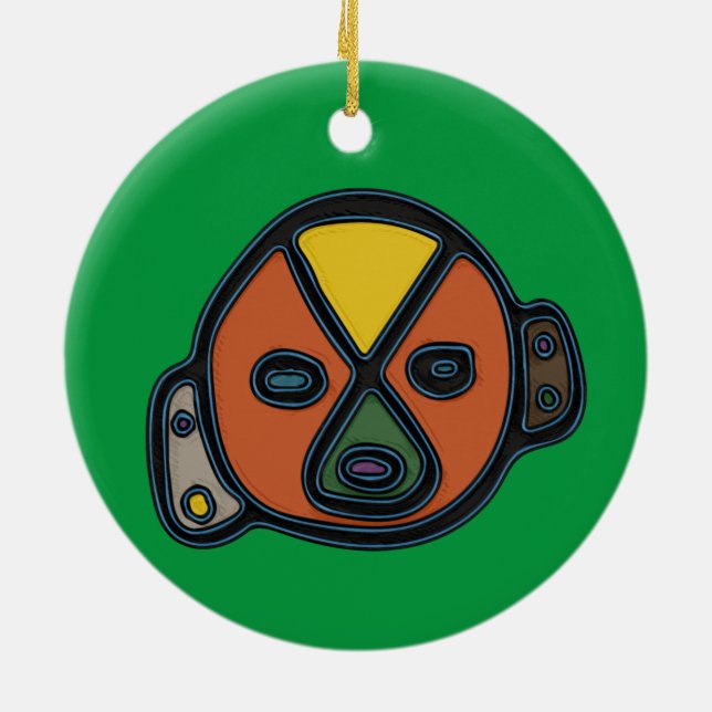 Ornamento de símbolo taína (Atrás)