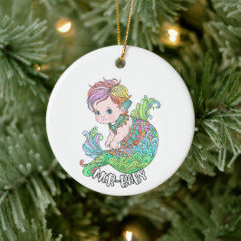 Ornamento de Sirena - Mer-Baby (chica)