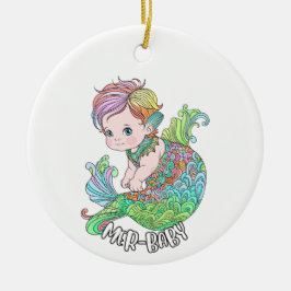 Ornamento de Sirena - Mer-Baby (chica)