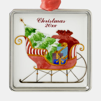 Ornamento de Sleigh de los navidades