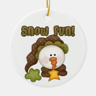Ornamento de Snow Fun Snowman
