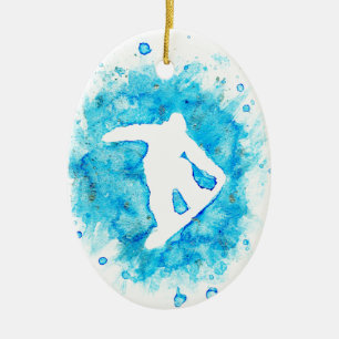 Ornamento de Snowboarder