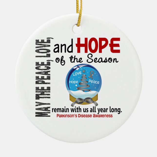 Ornamento de SnowGlobe del navidad 3 de la (Frente)