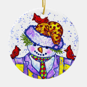 Ornamento de Snowman Birdies