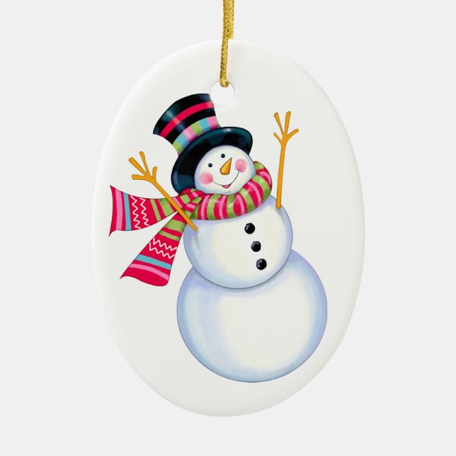 Ornamento de Snowman - SRF (Frente)