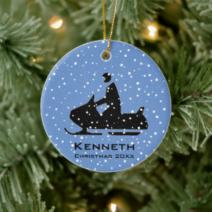 Ornamento de Snowmobile