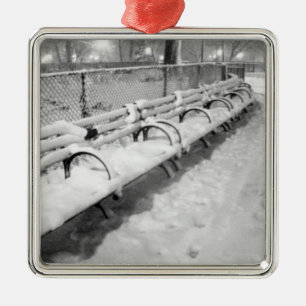 Ornamento de 'Snowy Benches'