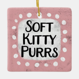 Ornamento de Soft Kitty Purrs