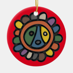 Ornamento de Sol Taino Circle
