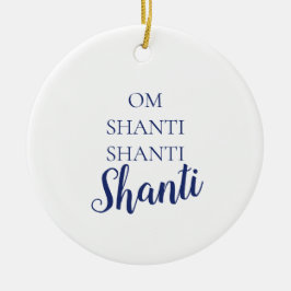 Ornamento de Solace Mind® OM Shanti