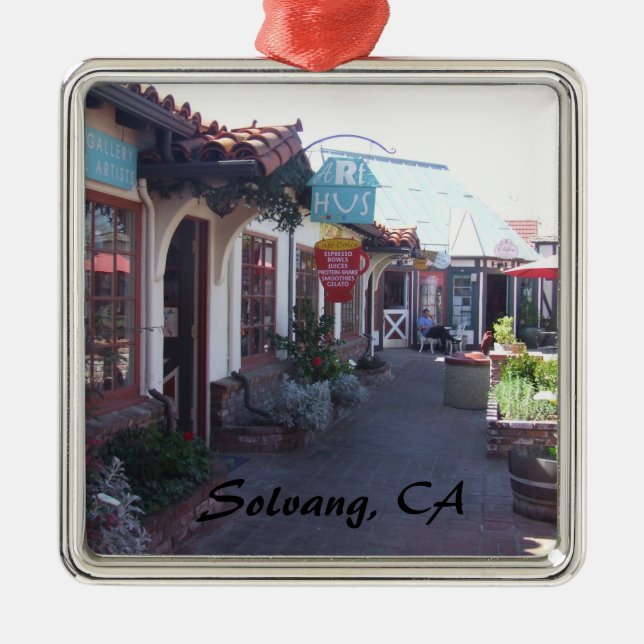 Ornamento de Solvang California (Frente)
