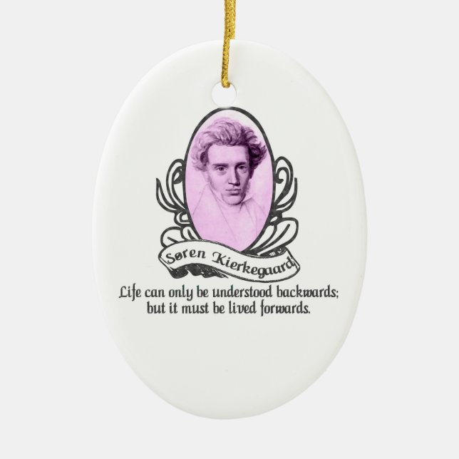 Ornamento de Søren Kierkegaard (Frente)