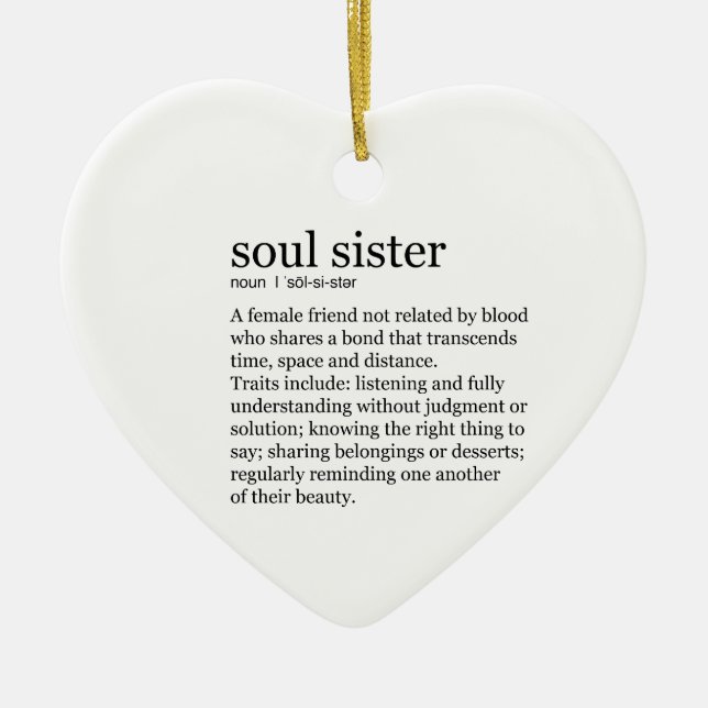 Ornamento de Soul Sister (Frente)