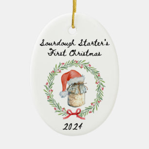 Ornamento de Sourdough Starter 2024