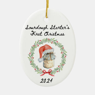Ornamento de Sourdough Starter 2024