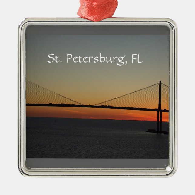 Ornamento de St Petersburg la Florida (Frente)