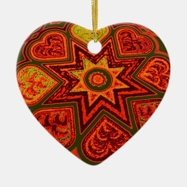 Ornamento de 'Starburst of Love' (Frente)